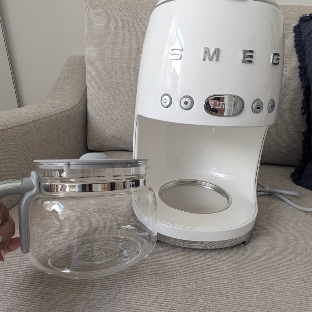 SMEG White Retro Drip Coffee Maker - BRAND NEW